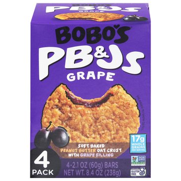 Bobo's PB&J Grape Jam Oat Bars, 2.1 oz
