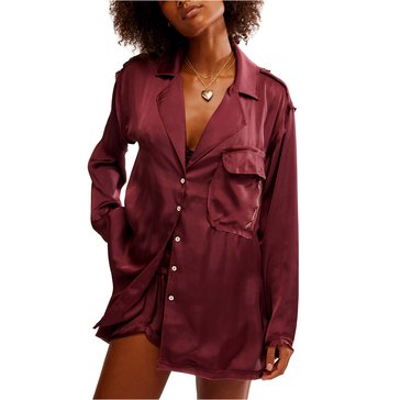 Free People Women's Like Honey Pajama Shirt