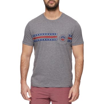 Flag & Anthem Men's Logo Heritage Stripe Pocket Tee