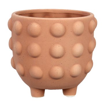 Youngs Inc Extra Large Terracotta Hobnail Planter