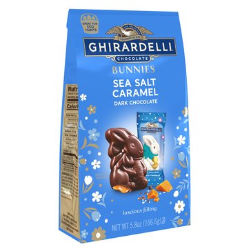 Ghirardelli Dark Chocolate Sea Salt Caramel Bunnies