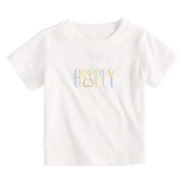 Wanderling Baby Boys' Happy To Hop Short Sleeve Tee