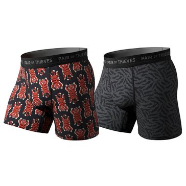 Pair of Thieves Men's Super Fit Tiger Boxer Brief 2-Pack