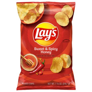 Lay's Sweet & Spicy Honey Potato Chips,7.75 oz