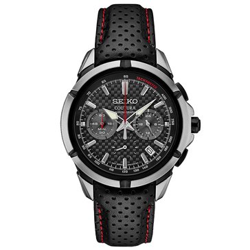 Seiko Men's Coutura Quartz Leather Strap Chronograph Watch