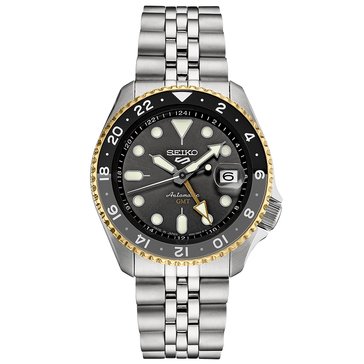 Seiko Men's Seiko 5 Sports GMT Bracelet Automatic Watch
