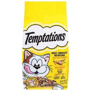 Temptations Dry Cat Adult Complete Nutrition Chicken Dry Cat Food
