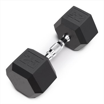 Marcy Pro 25lb Rubber Hex Dumbbell