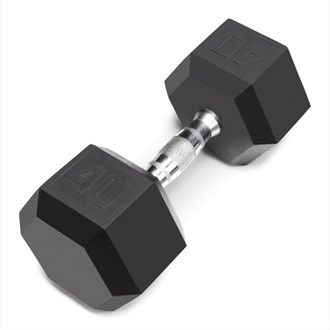 Marcy Pro 40lb Rubber Hex Dumbbell