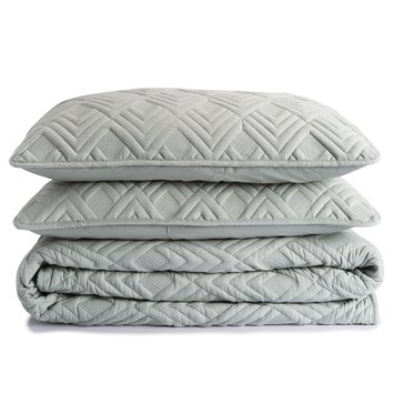 Harbor Home Zig Zag 3-Piece Quilt Set