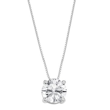 Evolv. 2 cttw Lab Grown Round Diamond Solitaire Pendant