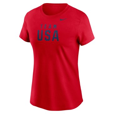 Nike Women's Core Cotton Team USA Olympic Tee