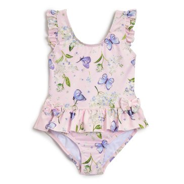 Wippette Toddler Girls' Butterfly One Piece Swimsuit