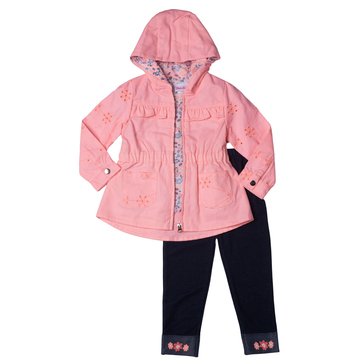 Little Lass Toddler Girls' 3-Piece Eyelet Jacket Sets