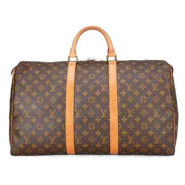 Louis Vuitton Monogram Keepall 50 Travel Bag