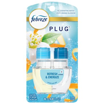 Febreze Plug Air Freshener Refill, Refresh and Energize