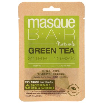 masque BAR Naturals Green Tea Sheet Mask