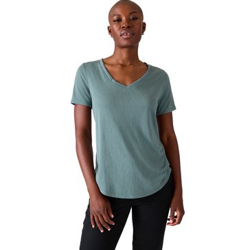 Athleta Women's Breezy Scoop V-Neck Tee 