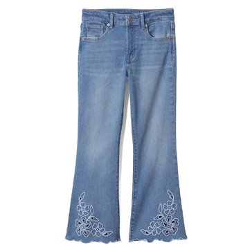 Gap Big Girls' Flare Eyelet Jeans