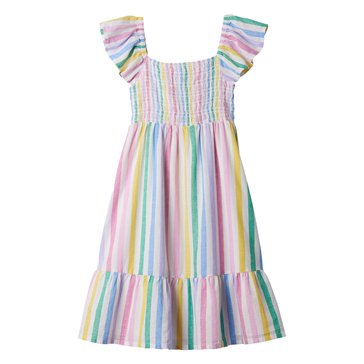 Gap Big Girls' Flutter Sleeve Stripe Midi Dress