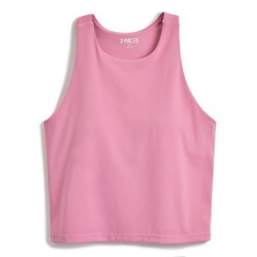 3 Paces Women's Emma Solid Racer Back Tight Tank 