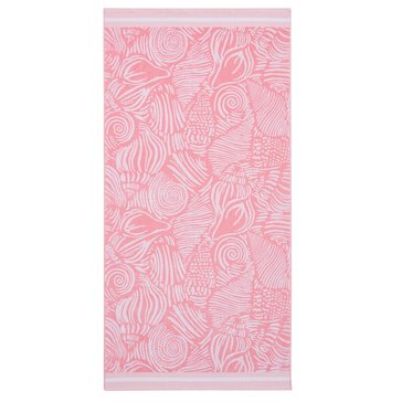 Harbor Home Shells Printed Beach Towels