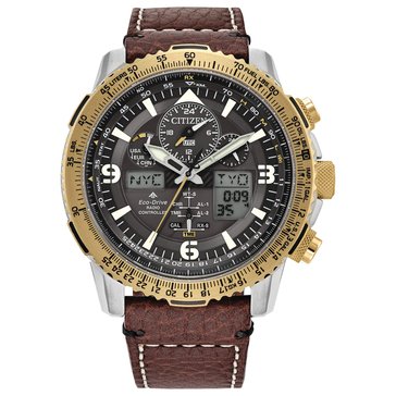 Citizen Men's Promaster Skyhawk AT Leather Strap Eco-Drive Watch