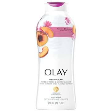 Olay Fresh Outlast Peach and Cherry Blossom Bodywash
