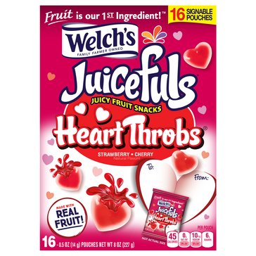Welch's Juicefuls Heartthrobs, 16-count