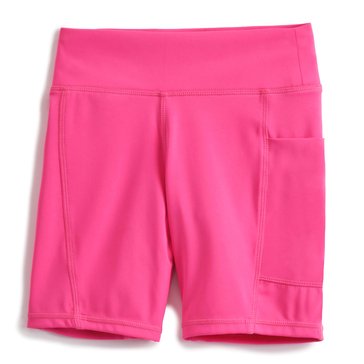 3 Paces Big Girls' Randi Solid Bike Shorts