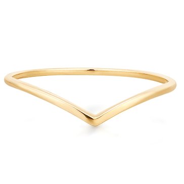 Aurelie Gi Vee Gold Wishbone Ring