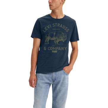 Levi Men's Short Sleeve Graphic Crewneck Tee 