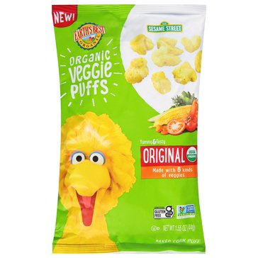 Earth's Best Organic Sesame Street Veggie Puffs Baby Snacks