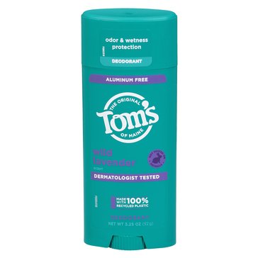 Toms of Maine Wild Lavender Deodorant 3.25oz