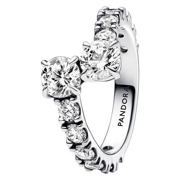 Pandora Overlapping Band Ring