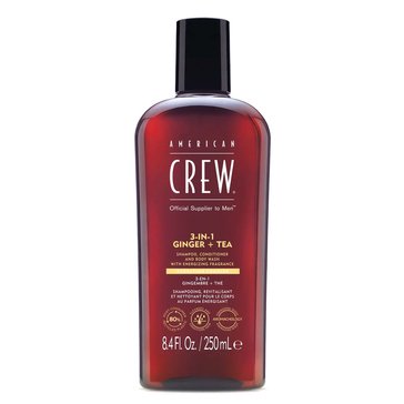 American Crew Ginger and Tea 3 in 1 Shampoo, Conditioner and Body Wash