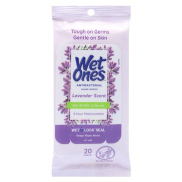Wet Ones Lavender Antibacterial Wipes