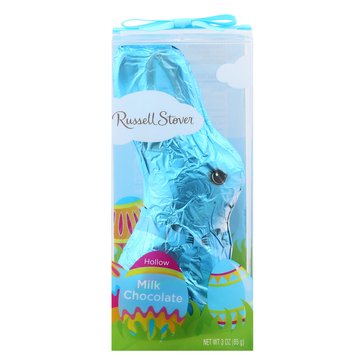 Russell Stover Hollow Milk Chocolate Rabbits, 3oz