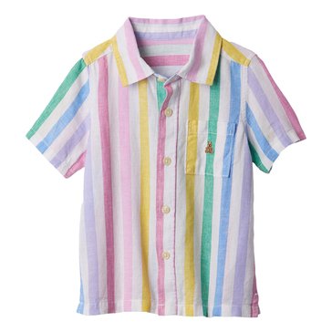 Gap Baby Boys Short Sleeve Linen Shirt