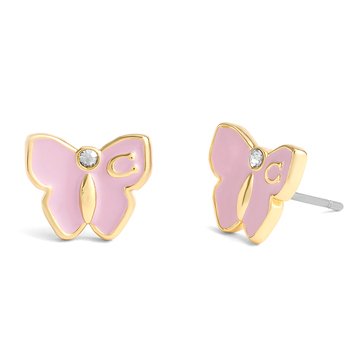 Coach Butterfly Stud Earrings