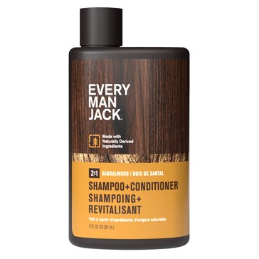 Every Man Jack Sandalwood Shampoo 3oz