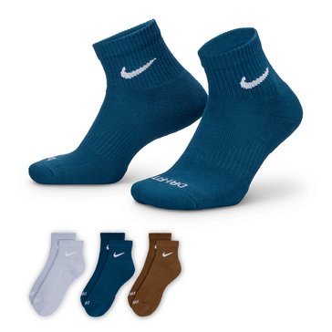 Nike Women's Everyday Plus Cushioned Quarter Socks 3- Pack
