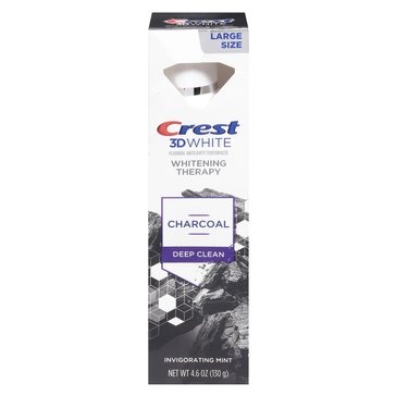 Crest 3D White Therapy Charcoal Fluoride Toothpaste