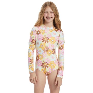 Billabong Big Girls' Flower Power Swimsuit Bodysuit