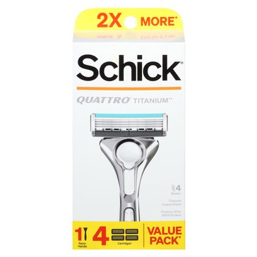 Schick Quattro Razor Value Pack