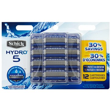 Schick Hydro 5 Dry Skin Blade Cartridge Refill