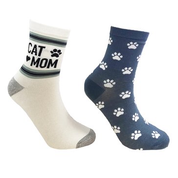 Legale Women's Cat Mom Anklet 2-Pack