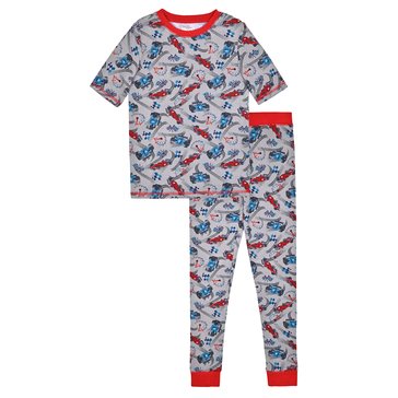 Sleep On It Toddler Boys' 2-Piece Short Sleeve Tight Fit Sleep Sets