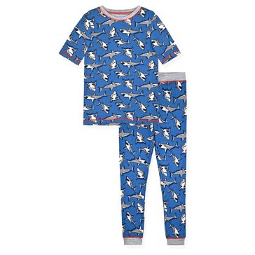 Sleep On It Toddler Boys' 2-Piece Short Sleeve Tight Fit Sleep Sets