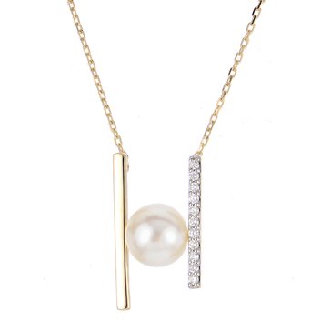 Imperial Freshwater Cultured Pearl and Diamond Accent Necklace